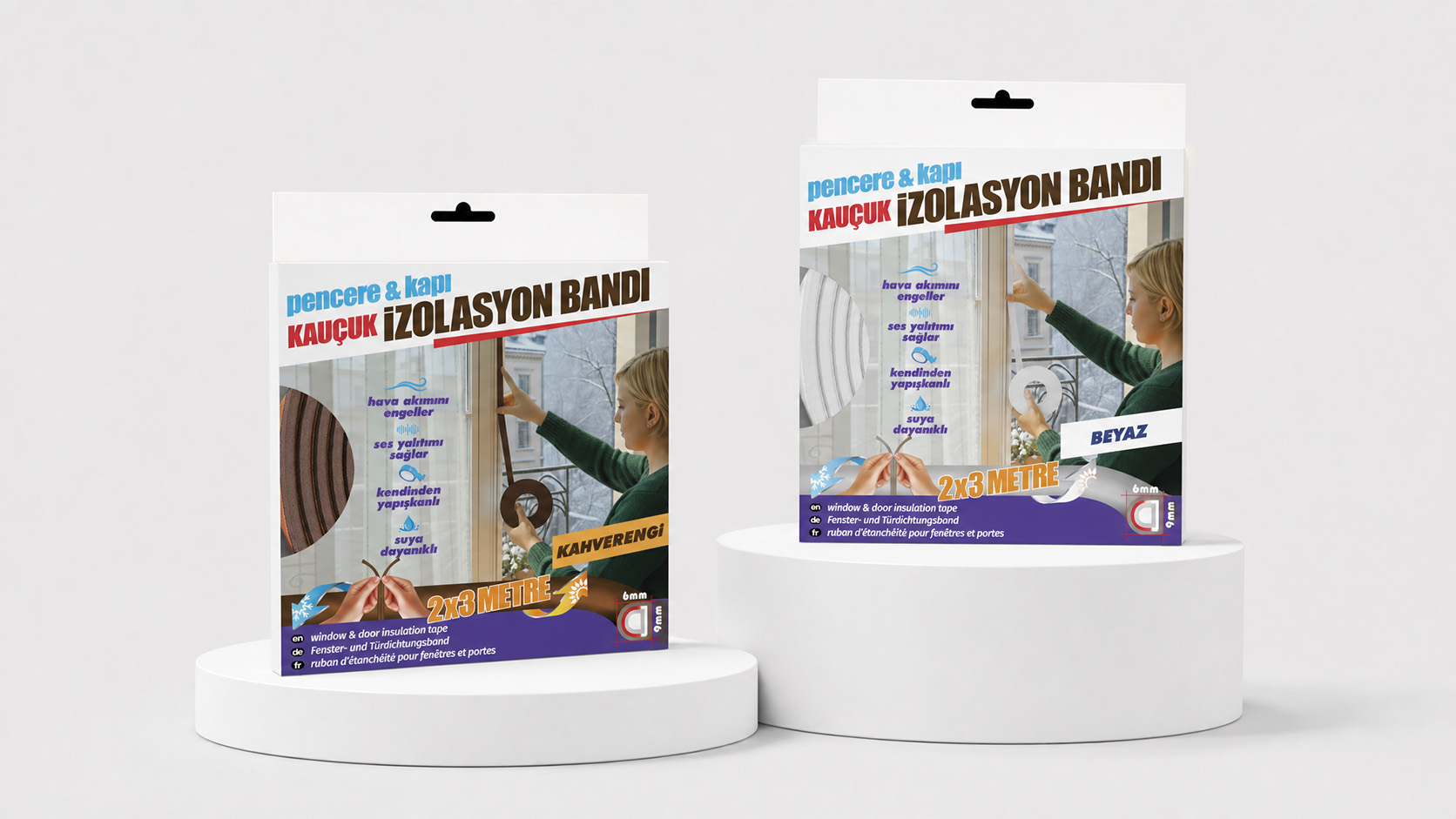 Pencere İzolasyon Bandı D Profil 6 Metre