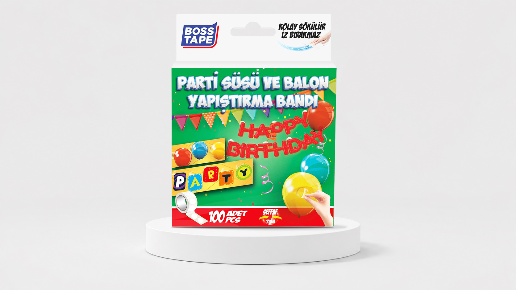 Parti Süsü Yapıştırma Bandı