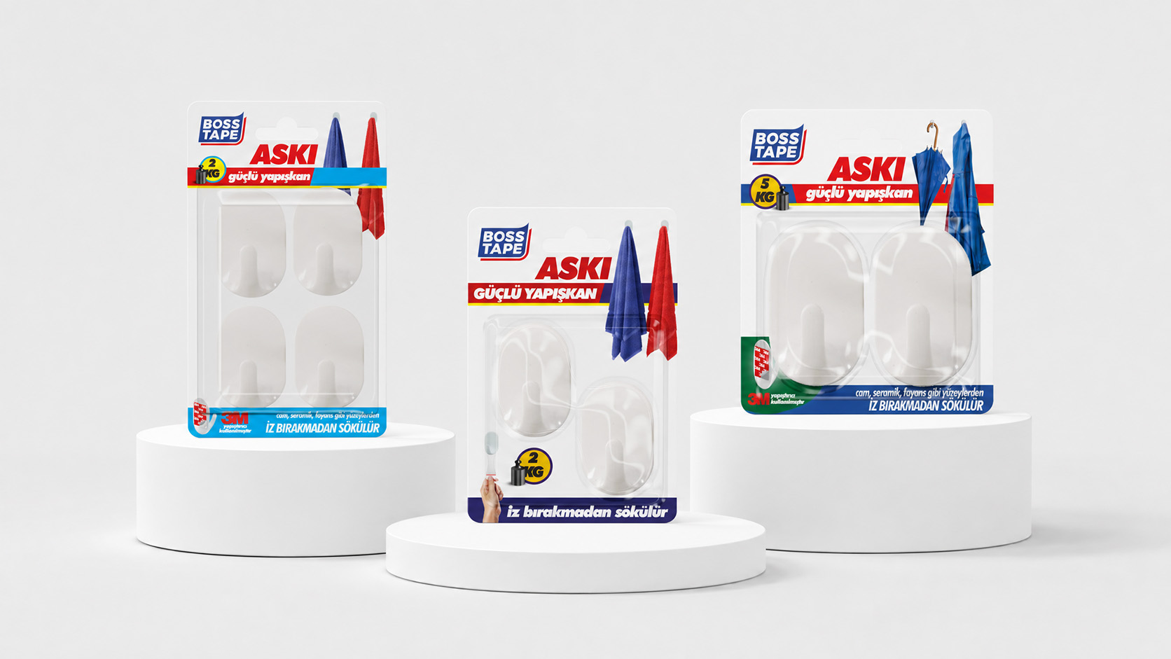Beyaz Plastik Askılar