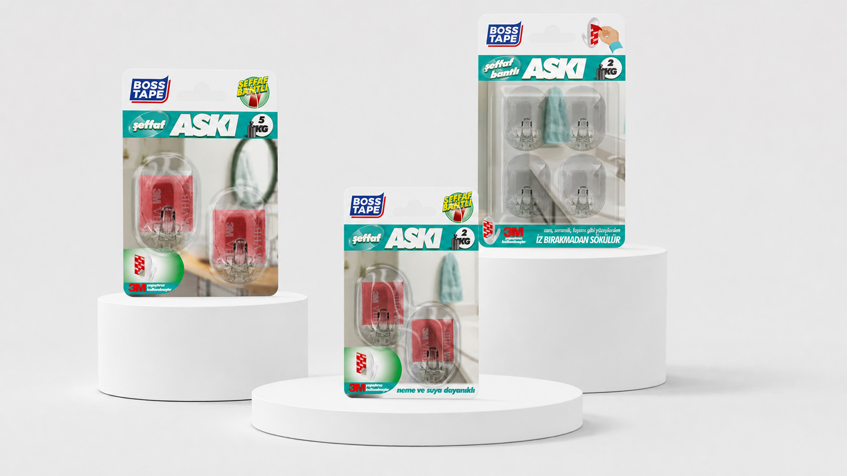 Şeffaf Plastik Askılar